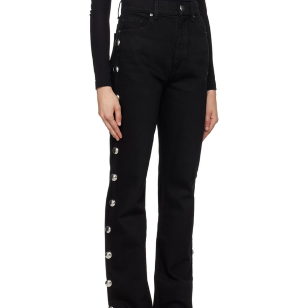 Khaite Danielle jeans black stud